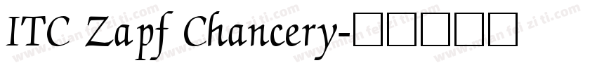 ITC Zapf Chancery字体转换